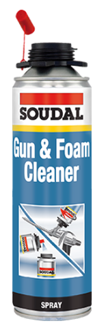 FOAM EXPANDING CLEANER & GUN SOUDAL 500ML