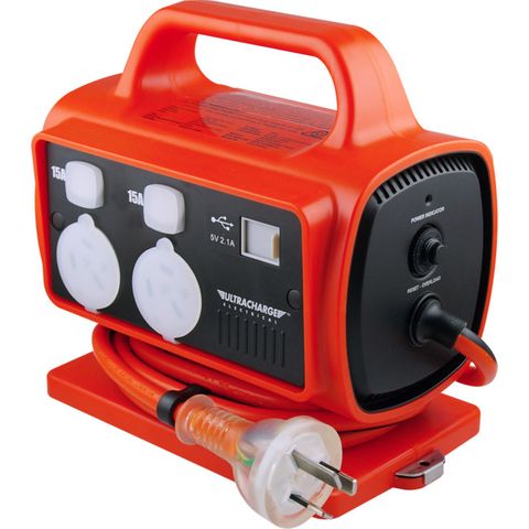 SAFETY SWITCH 4WAY 15A RCD POWER BLOCK