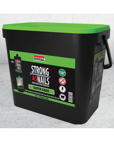 ADHESIVE STRONG AS NAILS SUPER GRAB 350G (PACK 20)