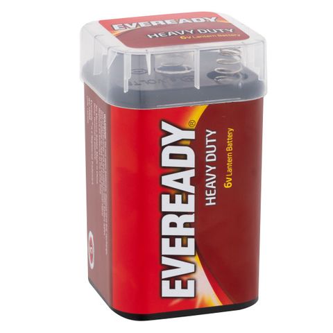 BATTERY EVEREADY H/DUTY 6V LANTERN