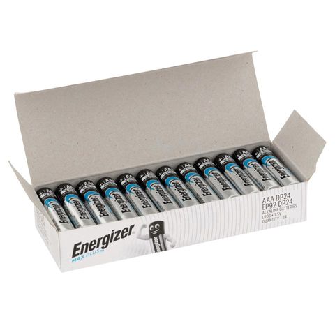 BATTERY ENERGIZER MAX PLUS BULK AAA (PK 24)