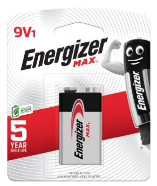 BATTERY ENERGIZER BULK 9V (PK 12)