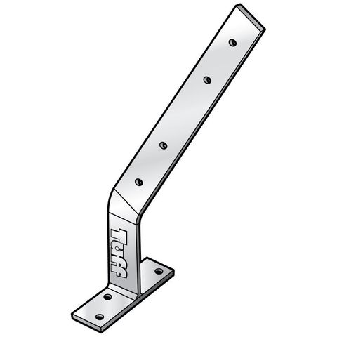 BRACKET FASCIA LONG *TUFF* 220MM THROAT 22.5 DEG