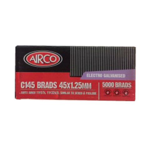 NAIL BRAD AIRCO 45MMx1.25MM E-GAL (BOX 5000)