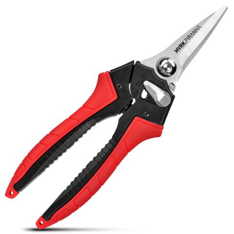 SHEAR MULTI PURPOSE MVRK RED/BLK 200MM PIRANHA