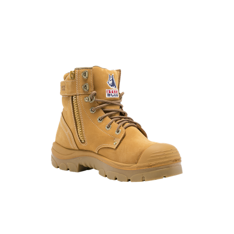 STEEL BLUE ARGYLE ZIP UP BOOT 332152