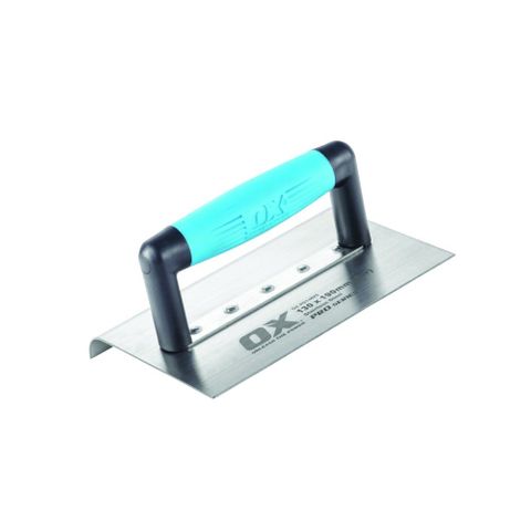 EDGER CONCRETE OX PRO S/S 130X190MMX22DEPTH 12RAD