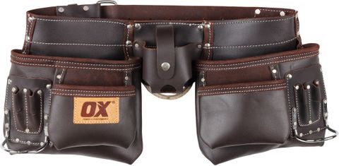 TOOL POUCH W/BELT OX PRO LEATHER 36"