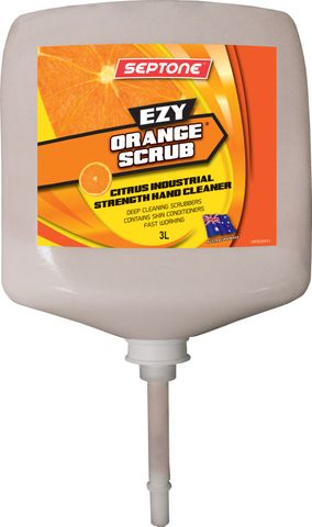 HAND CLEANER REFILL POD ORANGE SCRUB 3L (BOX 4)
