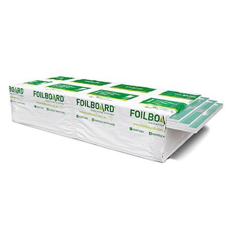 FOILBOARD INSULATION 1200 X 2400 X 10