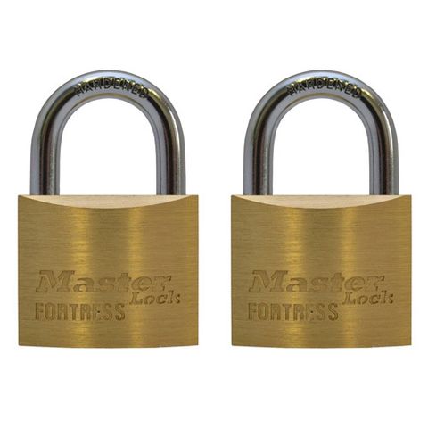 PADLOCK FORT BRASS 30MM FM1830TAU (PK 2)