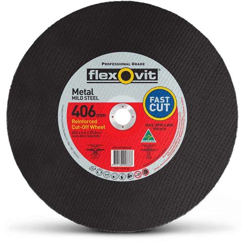 DISC CUT OFF METAL FLEXOVIT 406X4.4X25.4MM HS