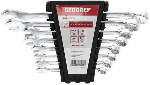 SPANNER SET R/OE COMB GEDORE 8-19MM 8PCS