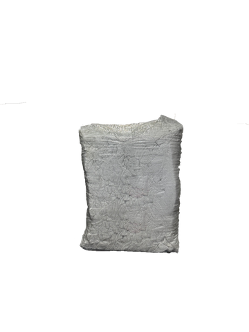 RAGS COTTON PLAIN WHITE 10KG (BAG)