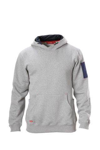 HOODIE FLEECE YAKKA FOUNDATION GREY MA 3XL