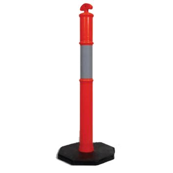 BOLLARD T-TOP AND 8KG BASE 1200MM