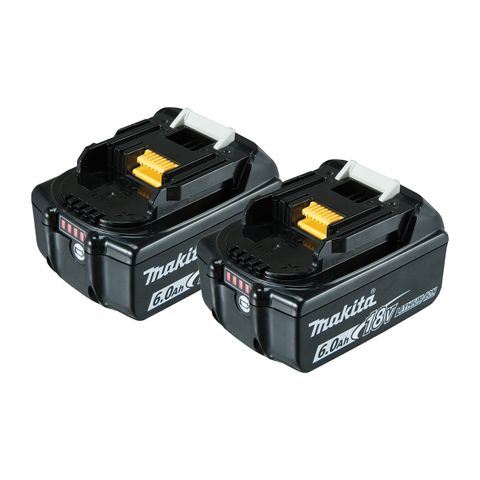 BATTERY TWIN PACK MAKITA 6.0AH LI-ION