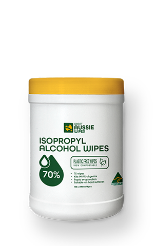WIPE ISOPROPYL ALCOHOL GREAT AUSSIE WIPES