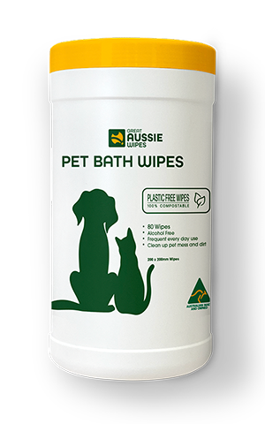 WIPE PET BATH GREAT AUSSIE WIPES PK80