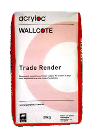 ACRYLOC RENDER WALLCOTE TRADE 20KG