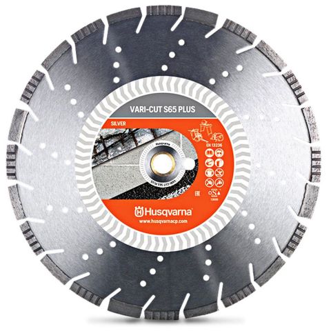 BLADE DIAMOND HUSQVARNA VARI-CUT SILVER PLUS 350MM