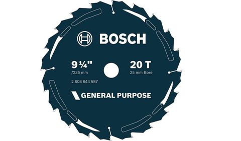 TCT SAW BLADE BOSCH WOOD 235X25MM 20T (10PK)