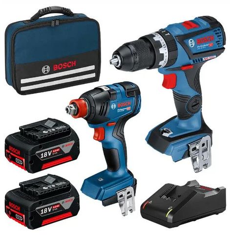 IMP DRIVER & HAMMER DRILL COMBO KIT 18V 2PCE BOSCH