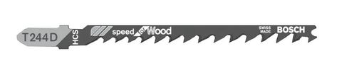 JIGSAW BLADE 50MM WOOD FAST & CURVE CUT BOSCH PK5