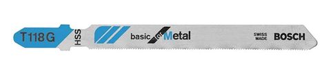 JIGSAW BLADE 1.5MM SHEET METAL CUT BOSCH PK5