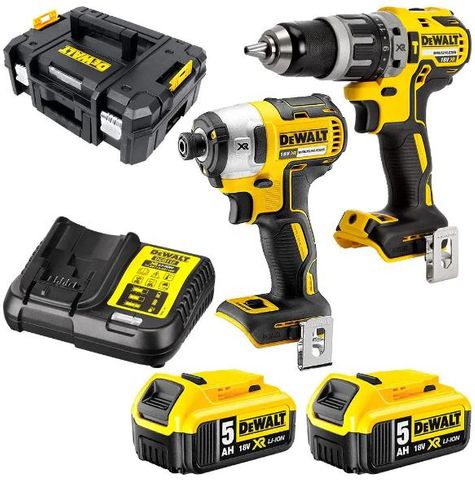 HAMMER DRILL/DRIVER DEWALT COMPACT XR18V KIT