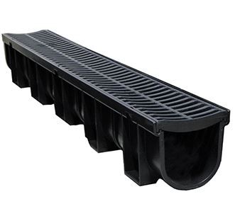 CHANNEL & GRATE EASYDRAIN PVC 100MMX3M (83390)
