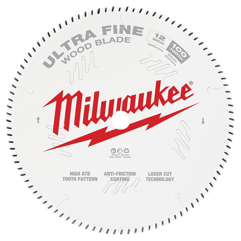 MILWAUKEE 305MM (12") 100T WOOD CIRCULAR SAW BLADE