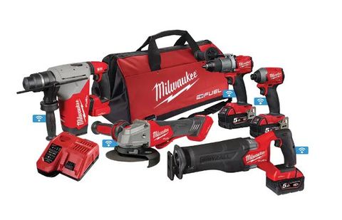 MILWAUKEE M18 FUEL� ONE-KEY� 5 PIECE POWER PACK