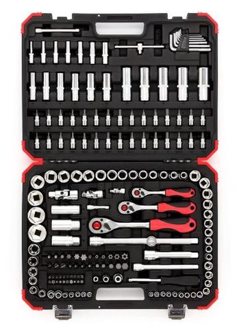 SOCKET SET CRV GEDORE 1/4 3/8 & 1/2 SD 172PCS