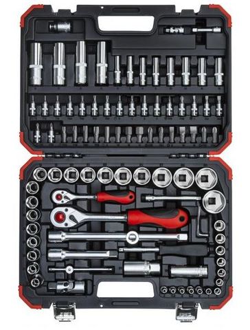 SOCKET SET CRV GEDORE 1/4 & 1/2 SD 94PCS