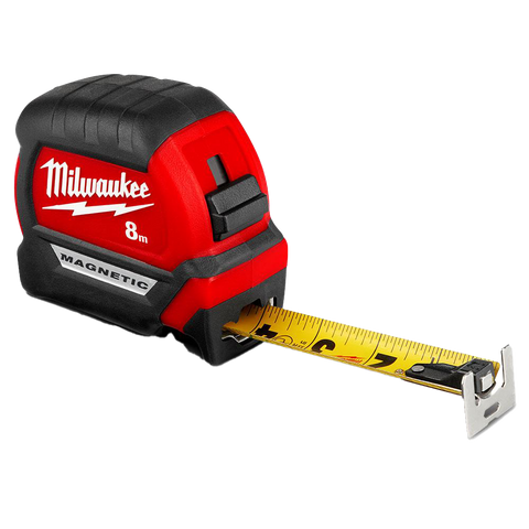 MILWAUKEE 8M COMPACT MAGNETIC TAPE MEASURE