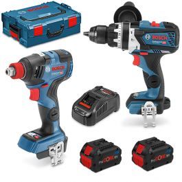KIT DRILL + DRIVER BOSCH 18V 8AH PROCORE