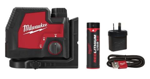 MILWAUKEE REDLITHIUM™ USB RECHARGEABLE LASER KIT