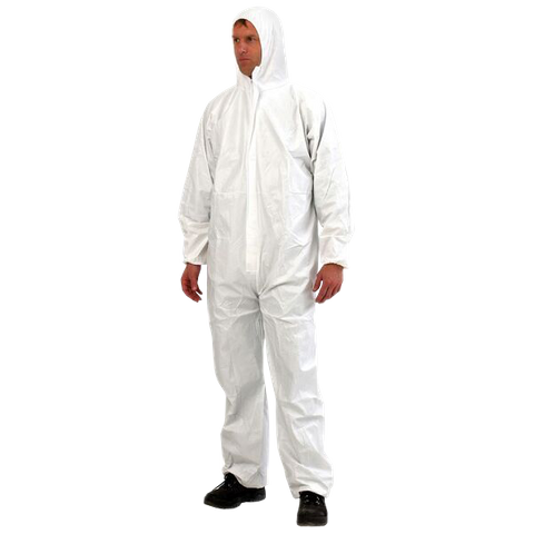 COVERALL DISPOSABLE RAPID 5/6 WHITE