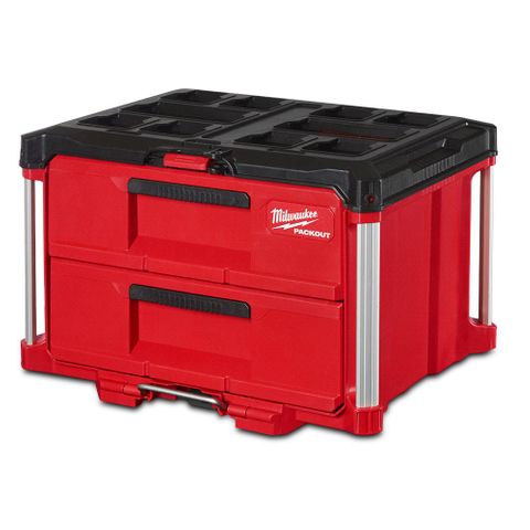 TOOL BOX PACKOUT MILWAUKEE 2 DRAWER