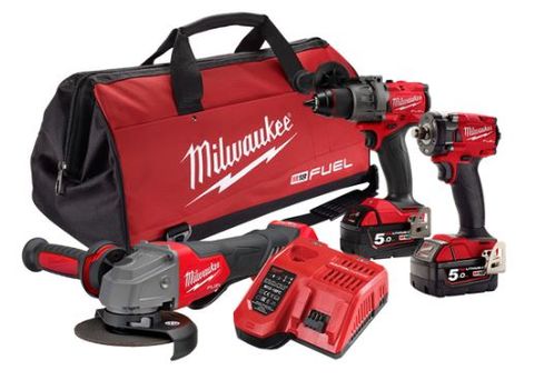 MILWAUKEE M18 FUEL� 3 PIECE POWER PACK 3B3