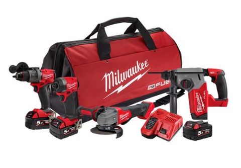 MILWAUKEE M18 FUEL� 4 PIECE POWER PACK 4A3