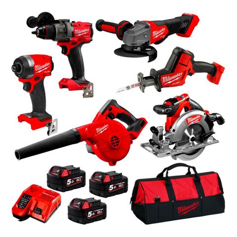 MILWAUKEE M18 FUEL™ 6 PIECE POWER PACK