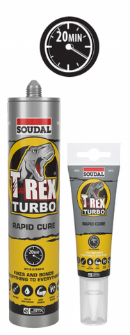 SEALANT SOUDAL T-REX TURBO WHITE 290ML