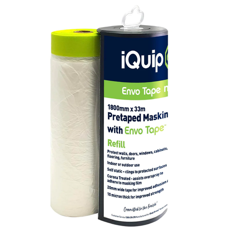 DROP CLOTH PRETAPED MASKING FILM & DISP 1800MMX33M