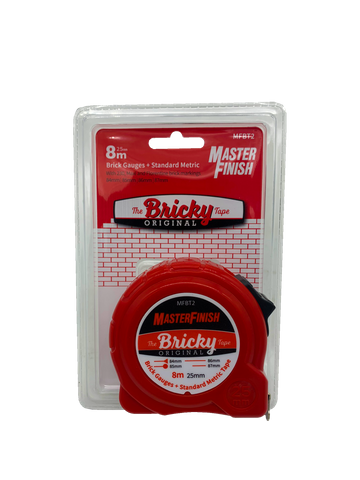 TAPE MEASURE BRICKLAYER M/FINISH 8M x 25MM