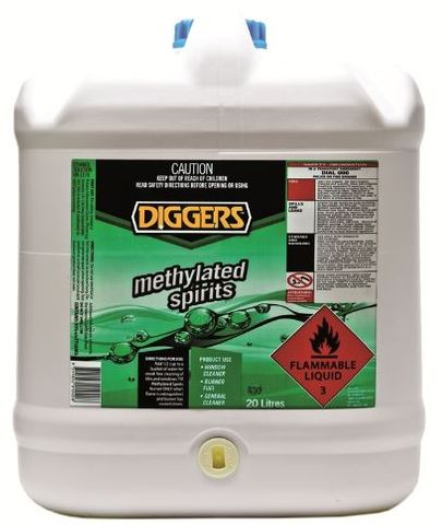 SPIRITS METHYLATED 20L DIGGERS PAIL