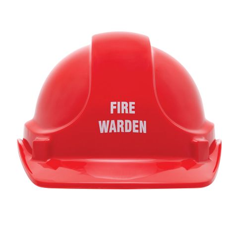 HARD HAT RED FIRE WARDEN 6PT UNVENT TA560R27:RD