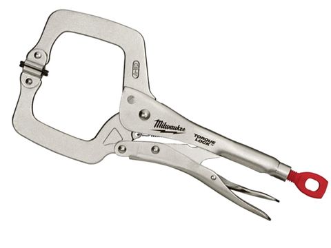 PLIER MILW TORQUE LOCK C-CLAMP SWIVEL JAW 11"