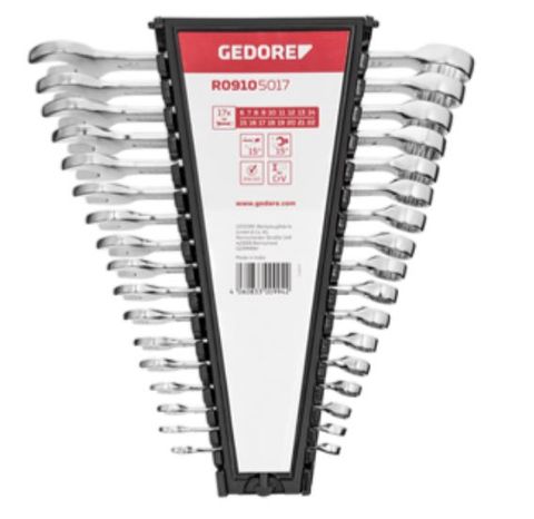 SPANNER SET R/OE COMB GEDORE 6-22MM 17PCS